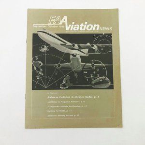 Vintage FAA Aviation News Magazine September October 1989